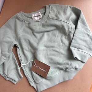All The Babies brand organic cotton sweatshirt 12-18m NWT